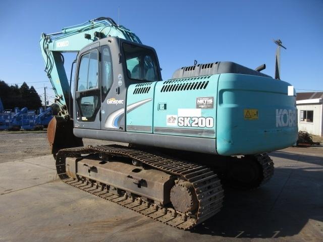 máy xúc bánh xích sk200, Máy xúc đào SK200-8 cũ 2013 4888 giờ, máy xúc sk200-8
